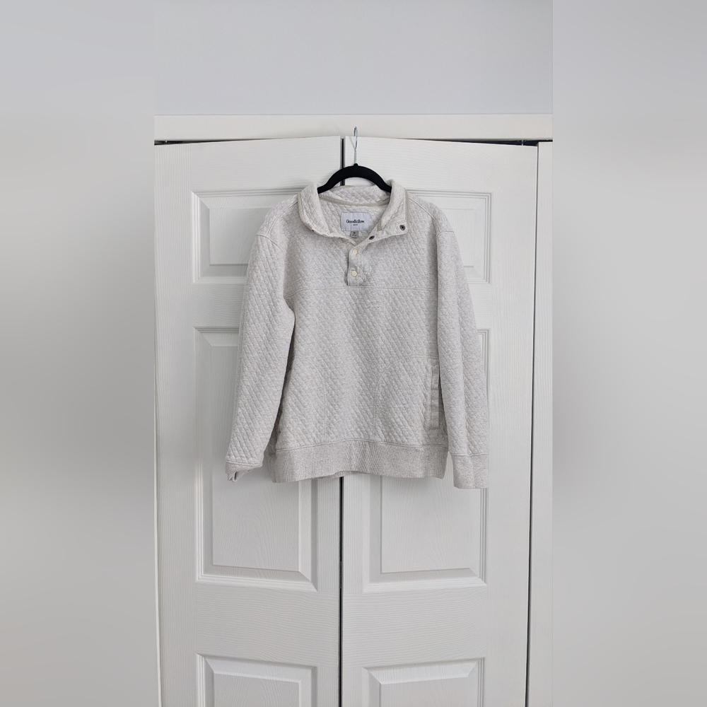 Quilted Pullover sweater- Goodfellow Brand